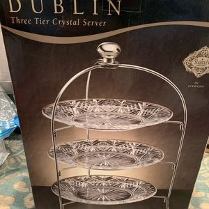 New with open box 3 tier crystal server